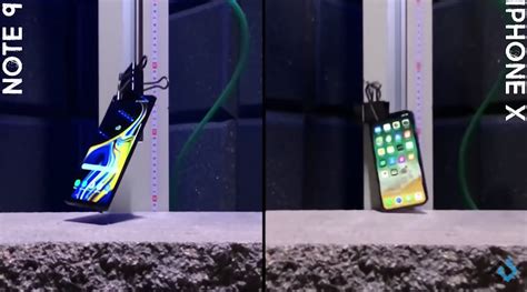 Shootout: iPhone X vs Galaxy Note 9 with Professional Drop Test 